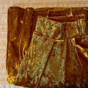 Free Press Marigold Velour Pants